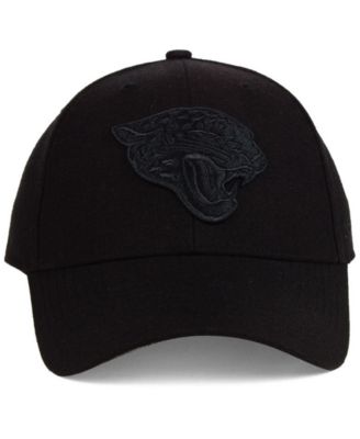 Jacksonville Jaguars Black & Black MVP Strapback Cap