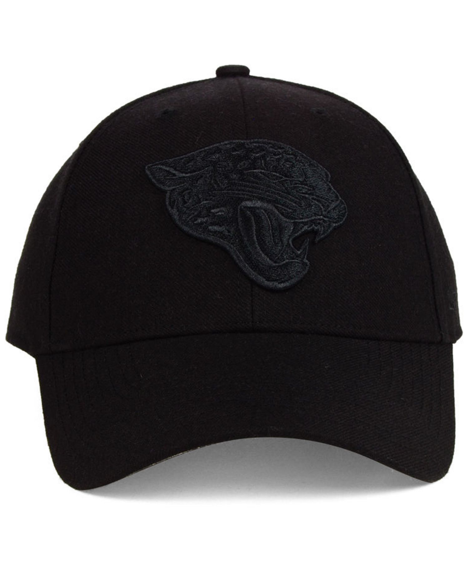 Jacksonville Jaguars Black & Black MVP Strapback Cap