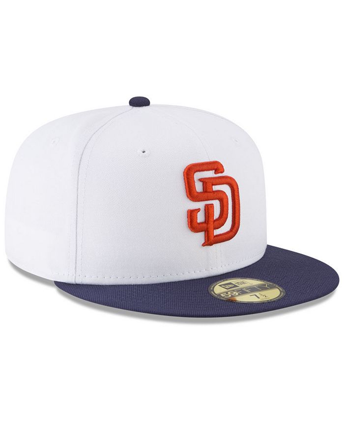New Era San Diego Padres Batting Practice Wool Flip 59FIFTY FITTED Cap ...