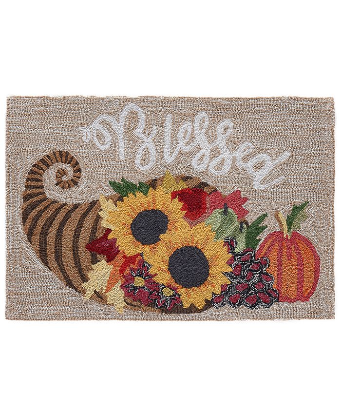 Liora Manne' Liora Manne Front Porch Indoor/Outdoor Blessed Natural 2'6