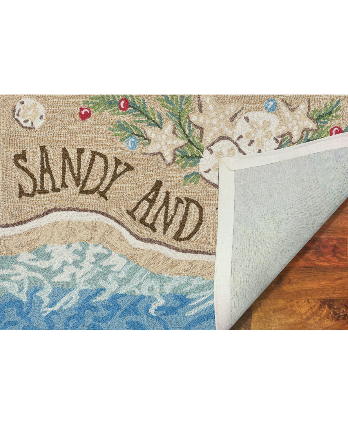 Shop Liora Manne Front Porch Indoor/outdoor Sandy & Bright Sand 2' X 3' Area Rugs In Tan,beige