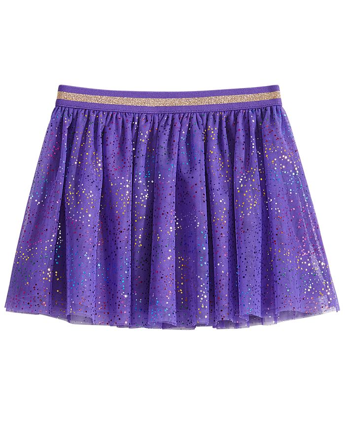 Epic Threads Toddler Girls Rainbow Glitter-Mesh Skirt, Created for Macy ...