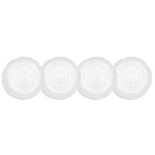 Pearl Melamine 4-Pc. Appetizer Plate Set