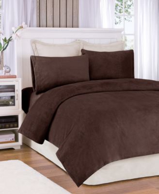 Soloft Plush Micro-Fleece 4-Pc. Sheet Set, King