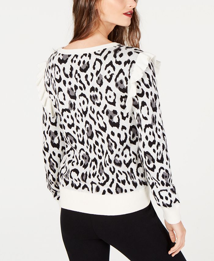 Rachel zoe on sale leopard sweater