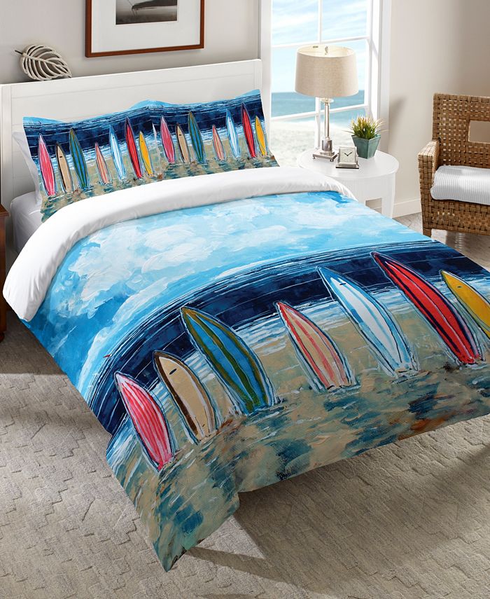 Laural Home Surfboards Twin Comforter - Macy's