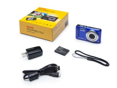 Kodak Pixpro Fz53 Friendly Zoom Blue Compact Digital Camera