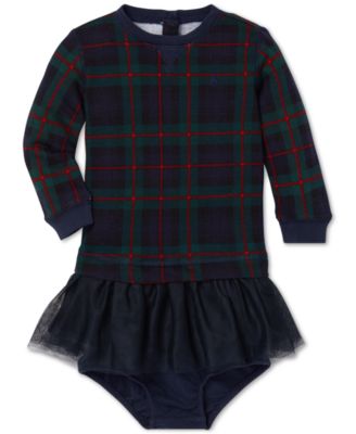 ralph lauren baby tartan dress