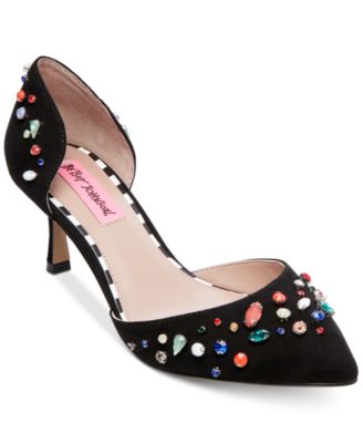 macy's kitten heel shoes