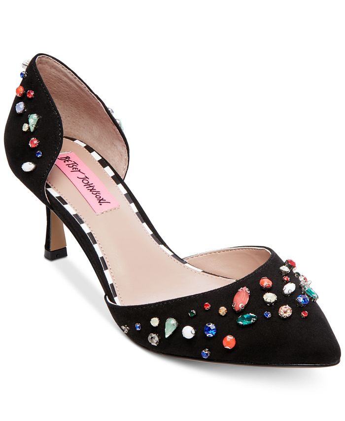 Betsey johnson kitten heels new arrivals