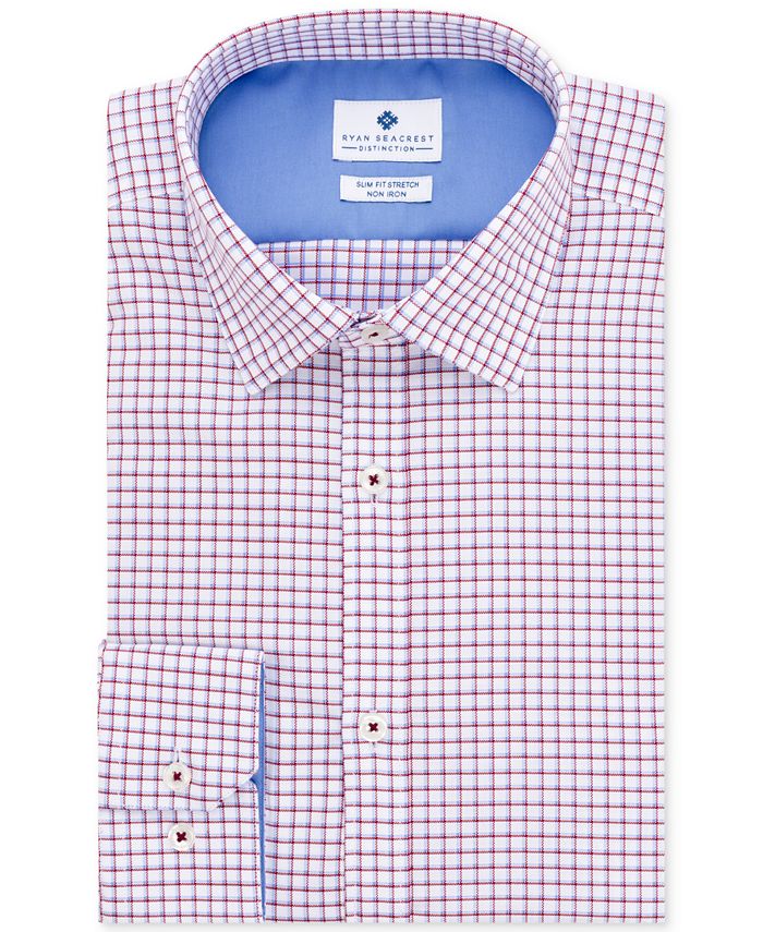 Ryan seacrest distinction slim fit deals stretch non iron