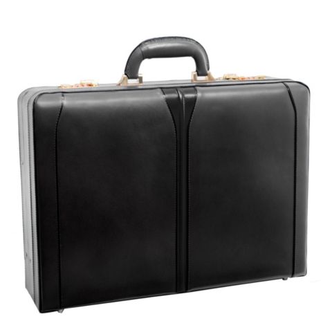 Портфели McKlein Turner 4.5" Expandable Attache, цвет: Чёрный