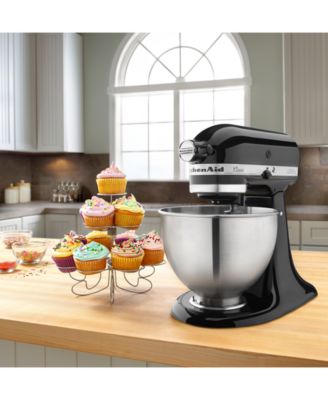 KitchenAid Classic Series 4.5-Qt. Tilt-Head Stand Mixer K45SSOB ...