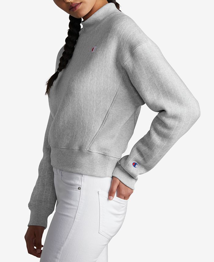 Mock neck sweatshirt champion Clearance