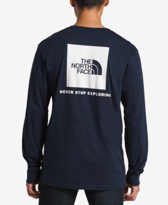 north face box logo t shirt