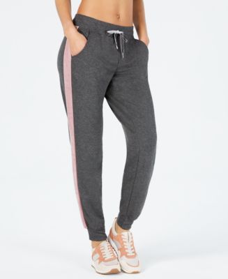 Ideology Velour-Stripe Joggers, Created for Macy's - Macy's