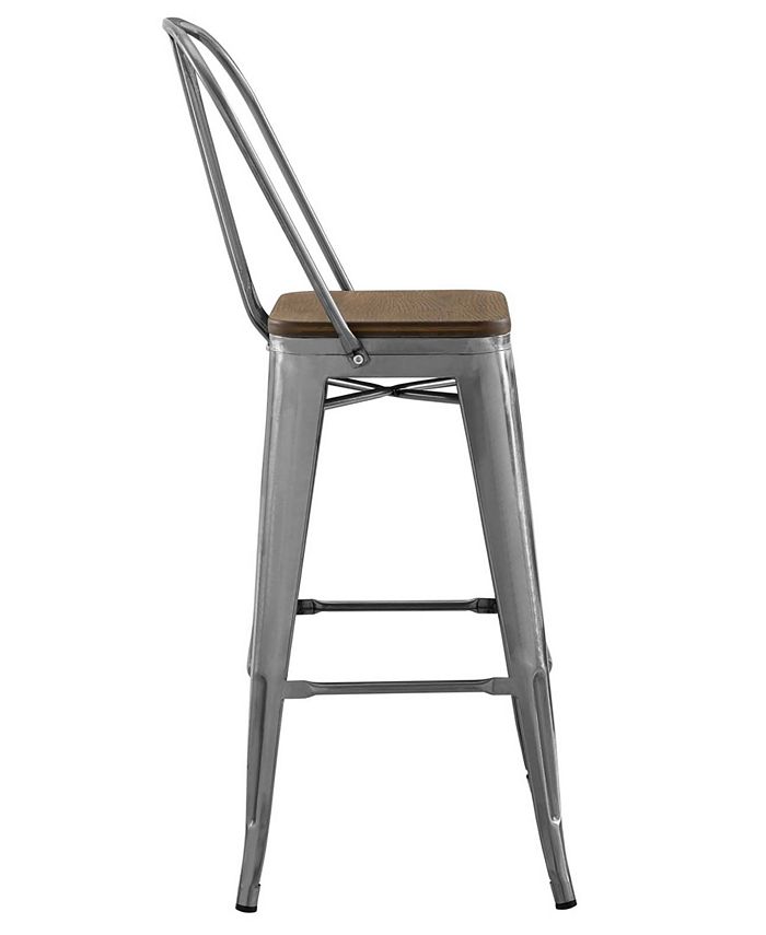 Modway Promenade Metal Bar Stool Macy's