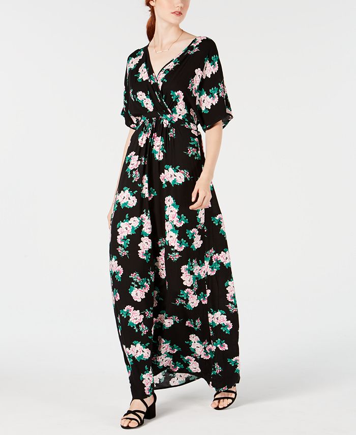 Material Girl Juniors' Kimono-Sleeve Maxi Dress, Created for Macy's ...