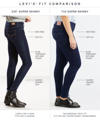 difference between 710 and 711 levis 