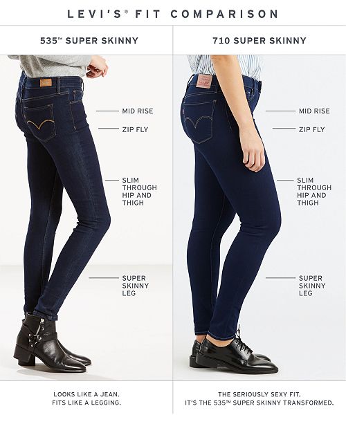 Levi's 535™ Super Skinny Jeans & Reviews - Jeans - Women - Macy's