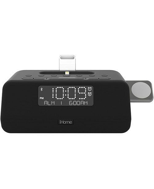 iHome Bluetooth Dual Alarm FM Clock Radio with ...