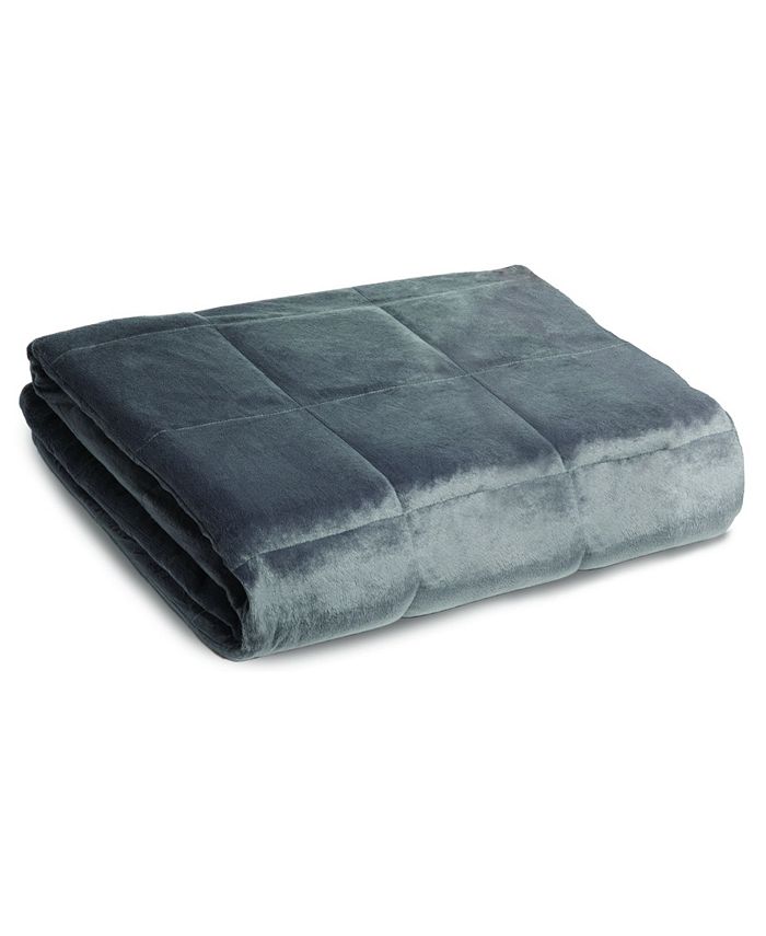 Sharper image calming comfort weighted blanket stores on sale