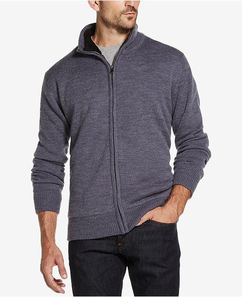 Weatherproof Vintage Men's Mock-Neck Full-Zip Sweater Jacket & Reviews ...