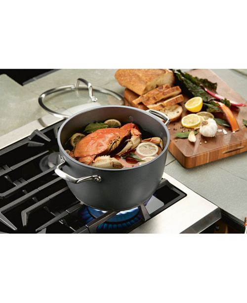 Anolon Accolade HardAnodized Precision 10 Piece Cookware Set & Reviews Cookware