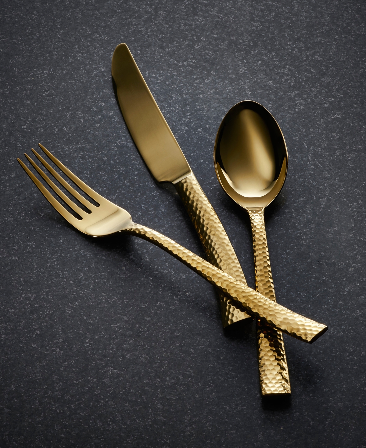 Argent Orfevres Hampton Forge Paris Hammered20-Pc. Flatware Set, Service for 4 - Gold