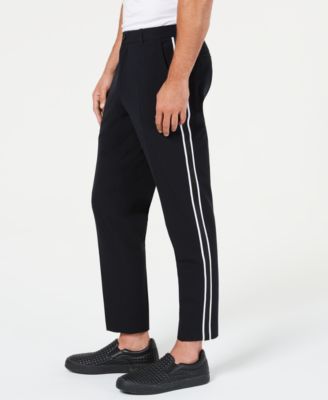 men's pants with stripe down side