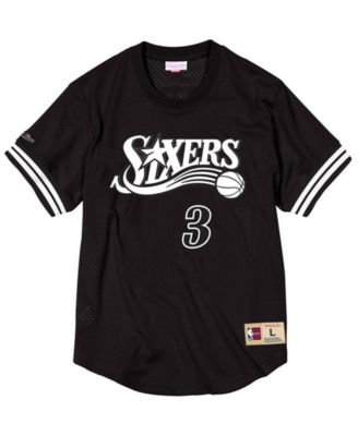 Mitchell & Ness Men's Allen Iverson Philadelphia 76ers Black