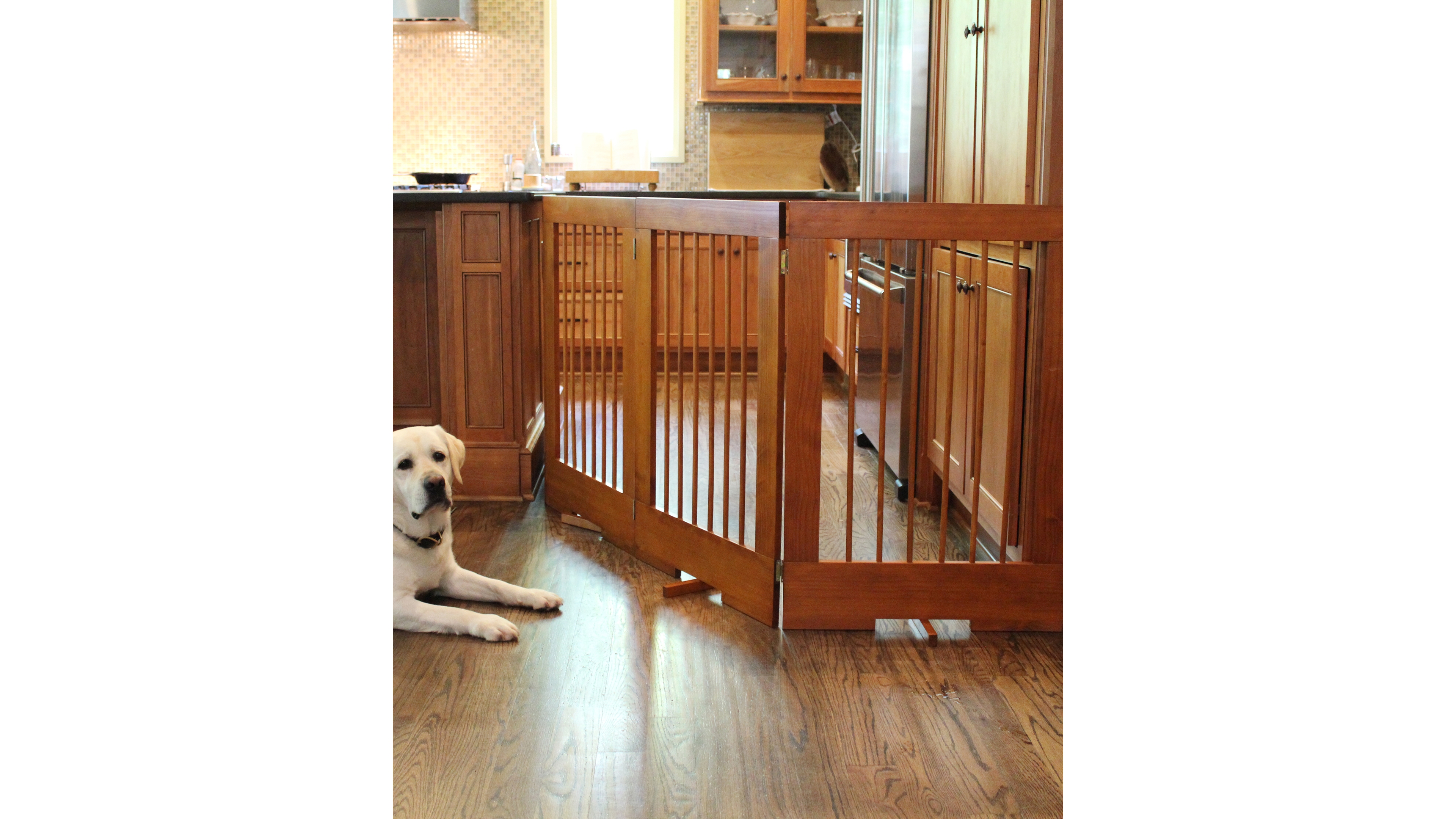 Cardinal Gates 4 Panel Wood Pet Gate