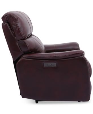 Hatherleigh 34" Leather Dual Power Recliner with USB Power Outlet