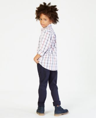 Toddler and Little Boys Samuel Plaid Button-Down Shirt