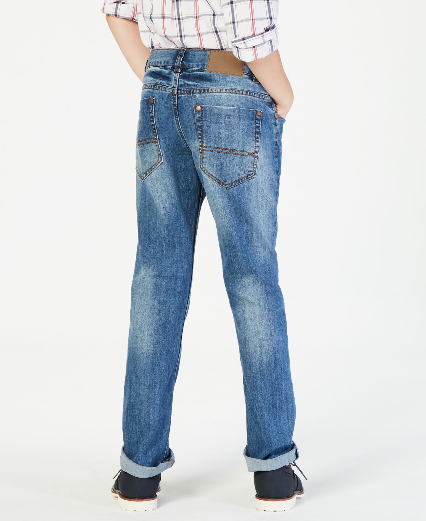 Джинсы Tommy Hilfiger Straight-Fit Stone Blue для мальчиков — фото 2