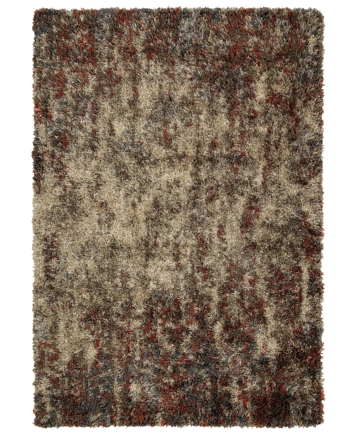 D Style Jackson Shag Drizzle 3'3" X 5'1" Area Rug In Tan,beige