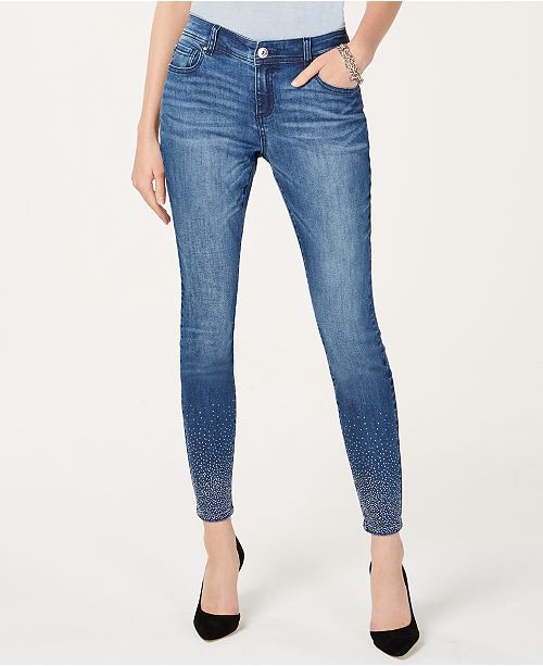 INC International Concepts I.N.C. Curvy Studded Skinny Jeans, Created for Macy's & Reviews