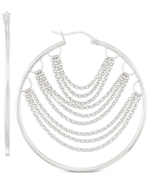 image of Simone I. Smith Chain Hoop Earrings