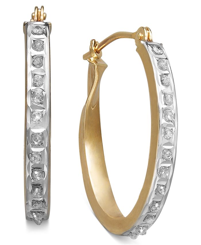 Diamond Fascination 14k Yellow or White Gold Earrings Diamond