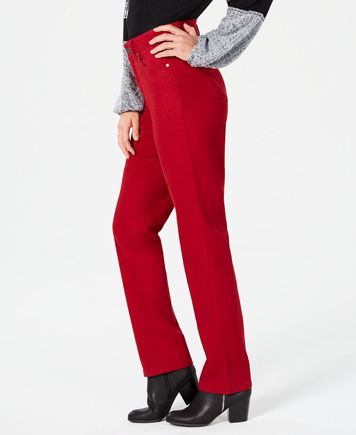 Style & Co TummyControl StraightLeg Jeans, Created for Macy's Macy's