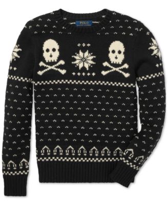 polo skull sweater