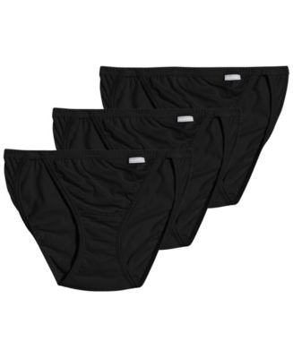 New 3 Pack Jockey Cotton Elance Bikini Underwear Panties Plus Sizes 8 & 9