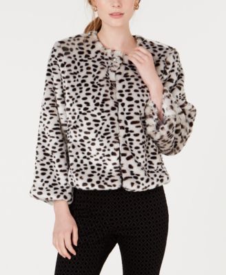 Maison Jules - Leopard-Print Faux-Fur Jacket
