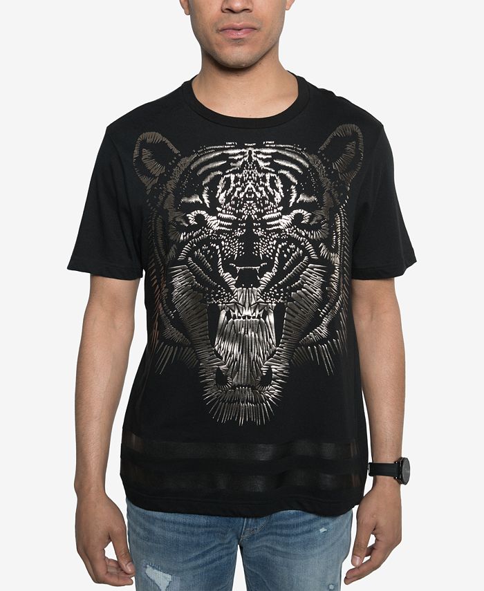 Sean John Men's Tiger Graphic T-Shirt - Macy's