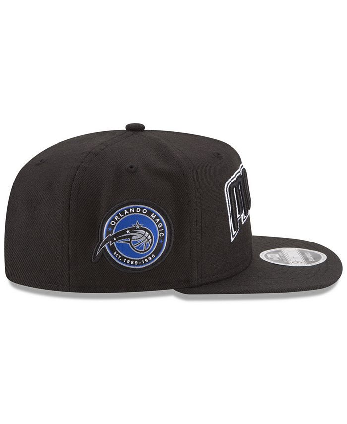 New Era Orlando Magic HWC 10th Anniversary Black 9Fifty A Frame Snapback Hat | UN007375