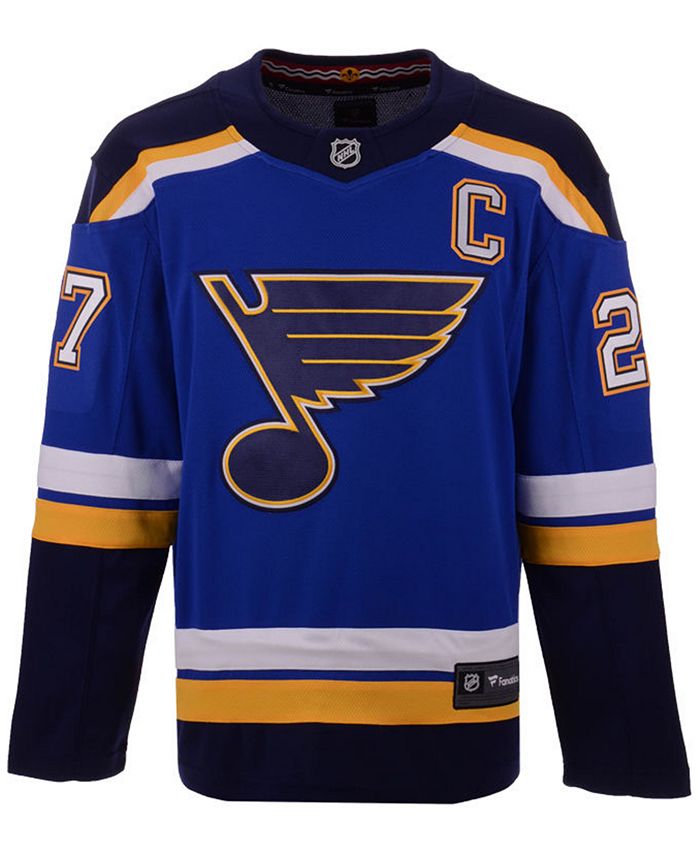 Authentic NHL Apparel Fanatics Men's Alex Pietrangelo St. Louis Blues