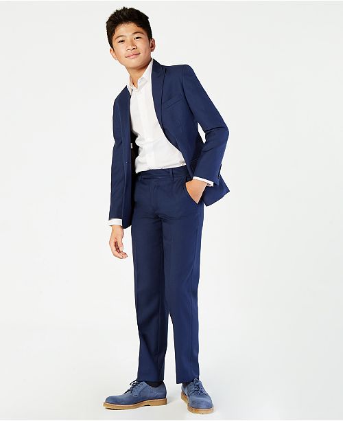 Calvin Klein Boys Infinite Stretch Jacket Vest Pants Separates