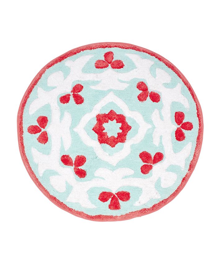 John Robshaw Mitta 27" Round Bath Rug Macy's