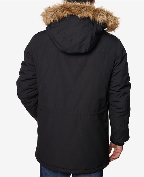 Halifax HFX Men's FauxFurTrimmed Jacket & Reviews Coats & Jackets