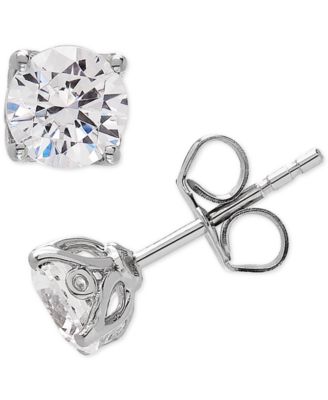 1 carat lab diamond earrings